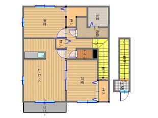 パストラーレ ～D-room～の物件間取画像